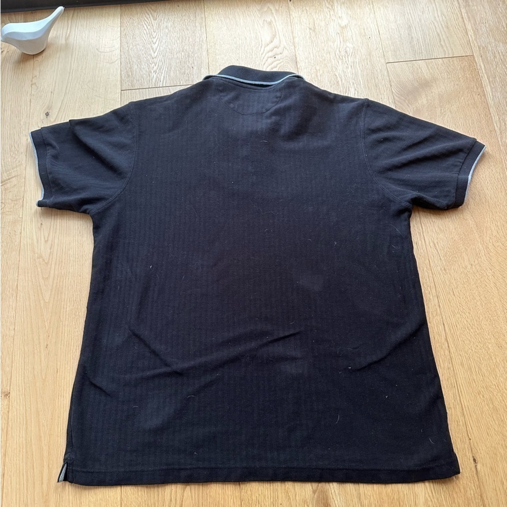 CHAPS BLACK SHIRT SLEEVE POLO - XL - Picture 8 of 14
